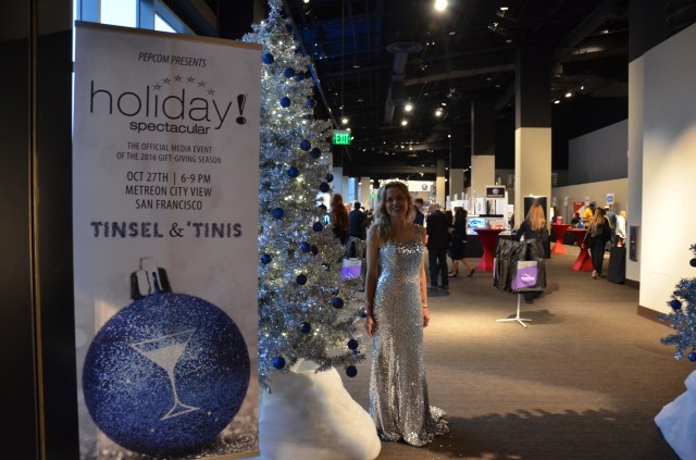 Greetings to the Holiday Spectacular, hosted by Pepcom in San Francisco at the Metreon, where journalists and leading technology companies hit "Tini's in Tinseltown. Photo by Marcus Siu